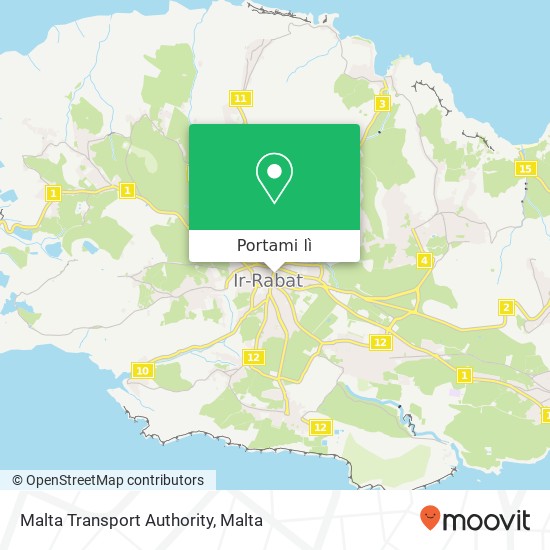 Mappa Malta Transport Authority