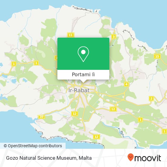 Mappa Gozo Natural Science Museum