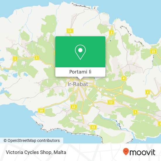 Mappa Victoria Cycles Shop
