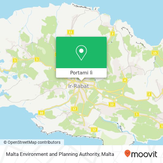 Mappa Malta Environment and Planning Authority