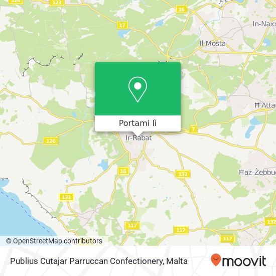 Mappa Publius Cutajar Parruccan Confectionery