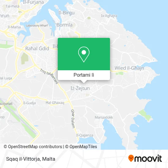 Mappa Sqaq il-Vittorja