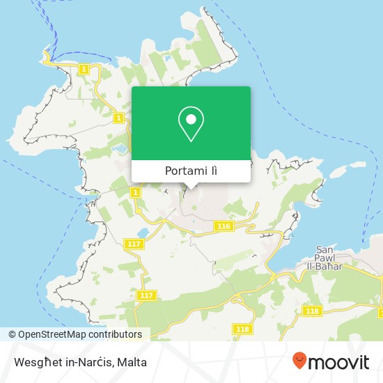 Mappa Wesgħet in-Narċis