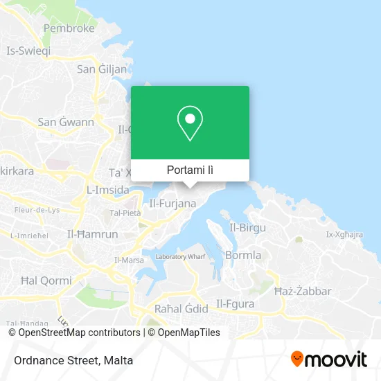 Mappa Ordnance Street