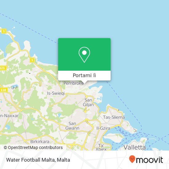 Mappa Water Football Malta