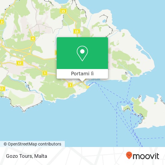 Mappa Gozo Tours