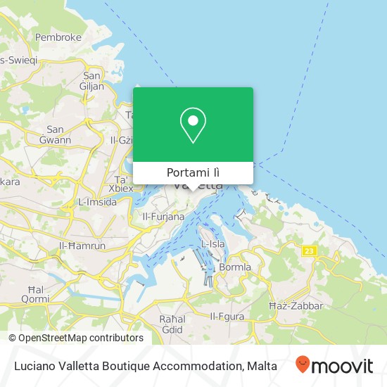 Mappa Luciano Valletta Boutique Accommodation