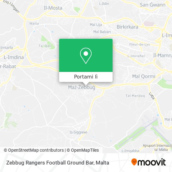 Mappa Zebbug Rangers Football Ground Bar