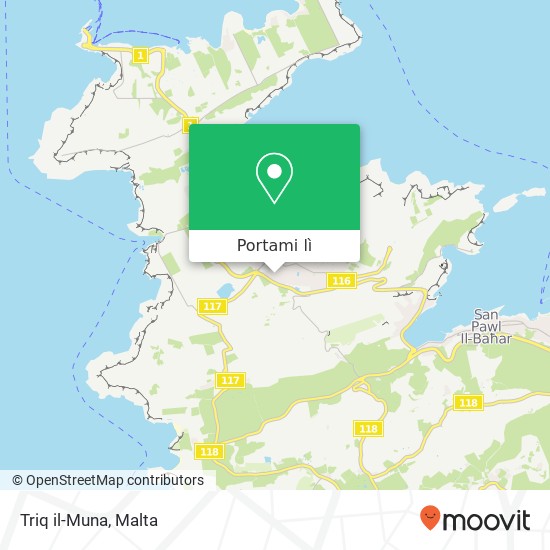 Mappa Triq il-Muna