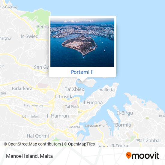 Mappa Manoel Island