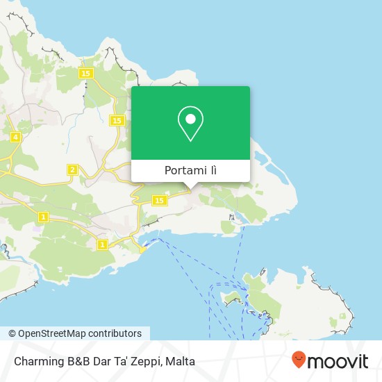 Mappa Charming B&B Dar Ta' Zeppi