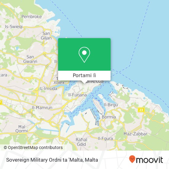 Mappa Sovereign Military Ordni ta 'Malta