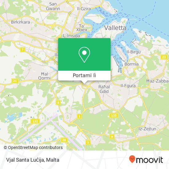 Mappa Vjal Santa Luċija