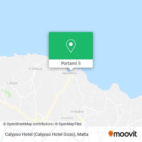 Mappa Calypso Hotel (Calypso Hotel Gozo)