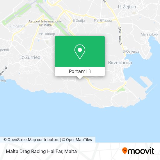 Mappa Malta Drag Racing Hal Far