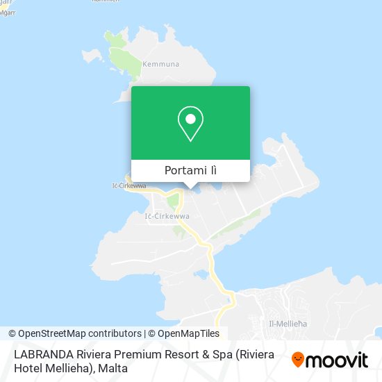 Mappa LABRANDA Riviera Premium Resort & Spa (Riviera Hotel Mellieha)