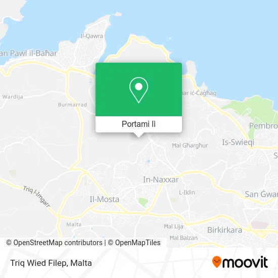 Mappa Triq Wied Filep
