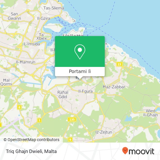 Mappa Triq Ghajn Dwieli