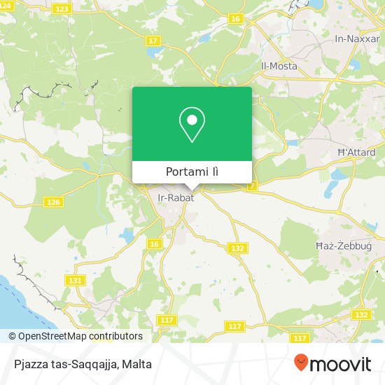 Mappa Pjazza tas-Saqqajja