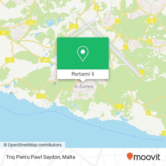 Mappa Triq Pietru Pawl Saydon