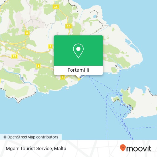 Mappa Mgarr Tourist Service