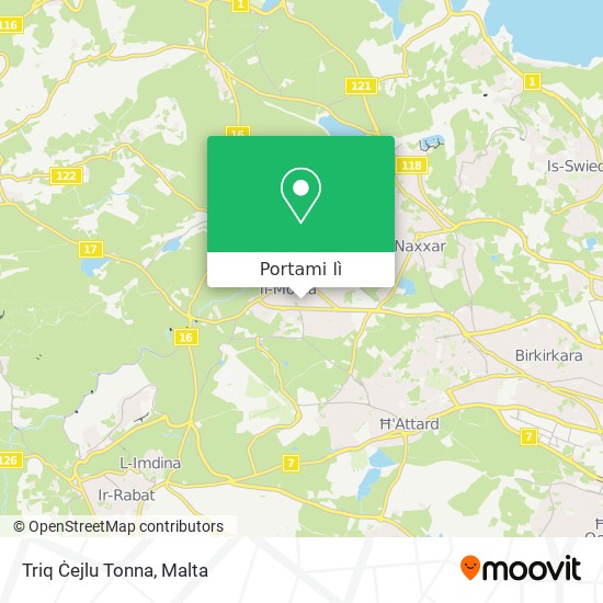 Mappa Triq Ċejlu Tonna