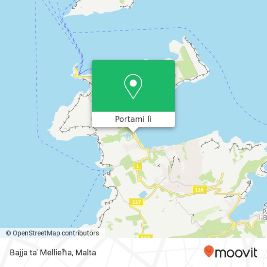 Mappa Bajja ta' Mellieħa