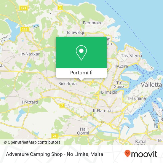 Mappa Adventure Camping Shop - No Limits