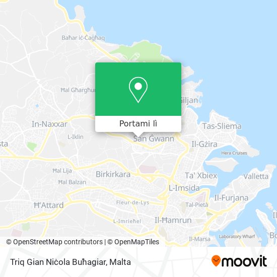 Mappa Triq Gian Niċola Buħagiar