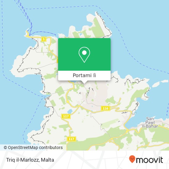 Mappa Triq il-Marlozz