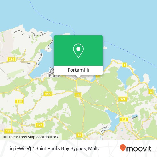 Mappa Triq il-Wileġ / Saint Paul's Bay Bypass