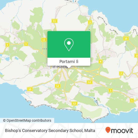 Mappa Bishop's Conservatory Secondary School