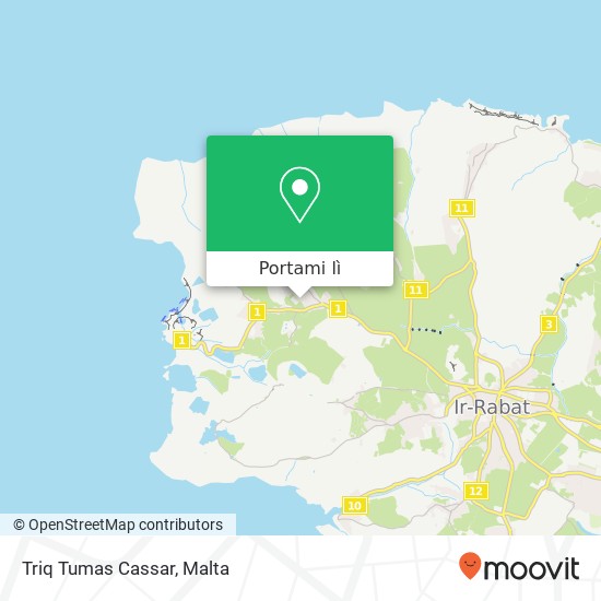 Mappa Triq Tumas Cassar