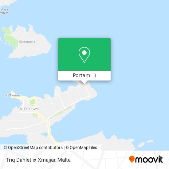 Mappa Triq Daħlet ix-Xmajjar