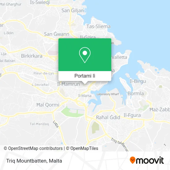 Mappa Triq Mountbatten