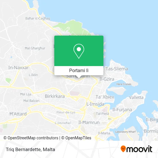 Mappa Triq Bernardette