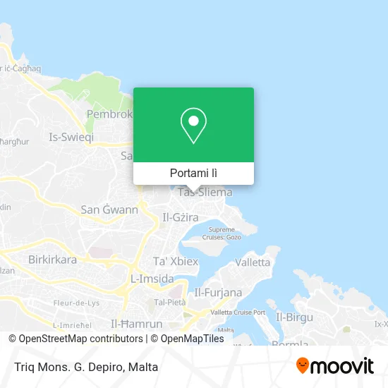 Mappa Triq Mons. G. Depiro