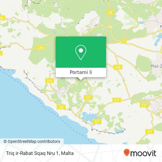 Mappa Triq ir-Rabat Sqaq Nru 1