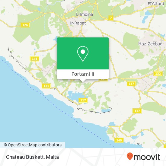 Mappa Chateau Buskett