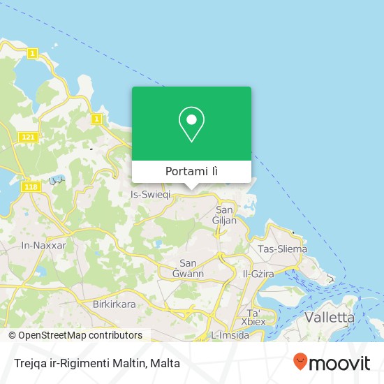 Mappa Trejqa ir-Rigimenti Maltin