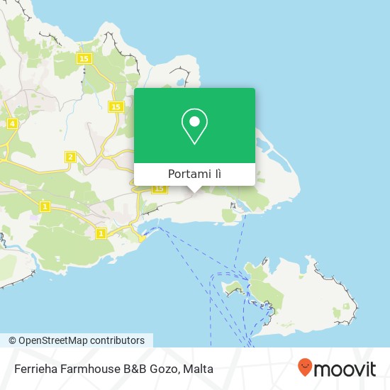 Mappa Ferrieha Farmhouse B&B Gozo