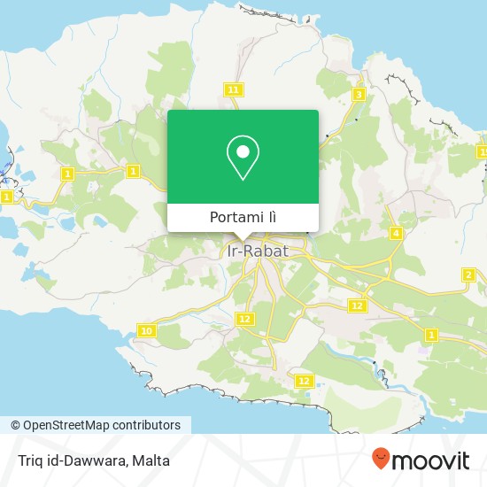 Mappa Triq id-Dawwara