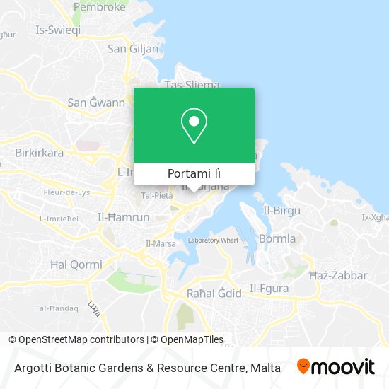 Mappa Argotti Botanic Gardens & Resource Centre