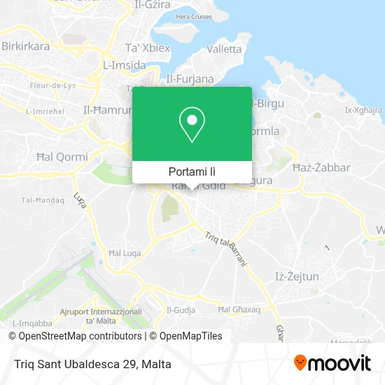 Mappa Triq Sant Ubaldesca 29