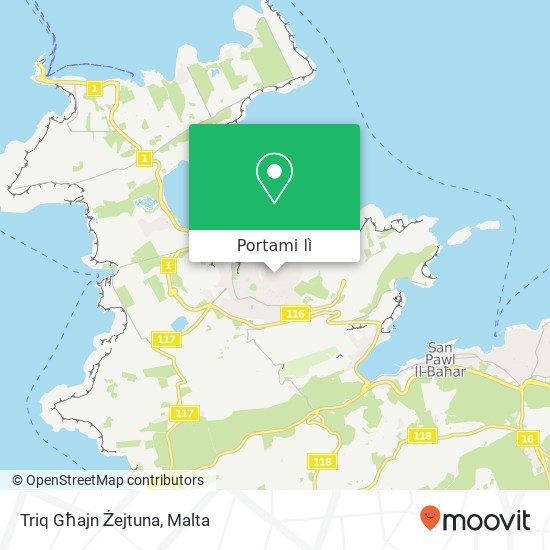 Mappa Triq Għajn Żejtuna