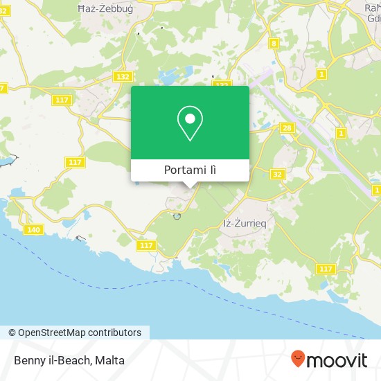 Mappa Benny il-Beach, Triq il-Biżantini Qrendi QRD