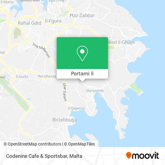 Mappa Codenine Cafe & Sportsbar