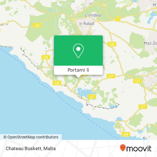 Mappa Chateau Buskett