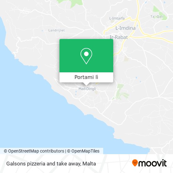 Mappa Galsons pizzeria and take away