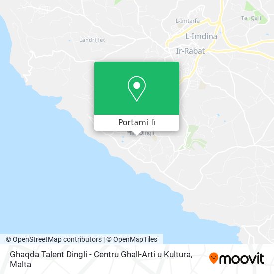 Mappa Ghaqda Talent Dingli - Centru Ghall-Arti u Kultura